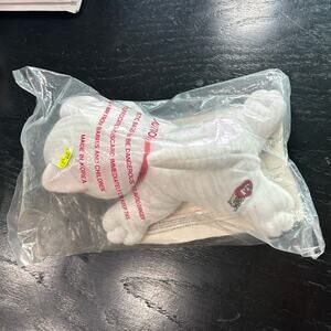 Tonka Pound Pur-r-ries- white gray striped pink cat 80s toys original bag